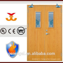 High Quality BS Steel frame wood fire rated door